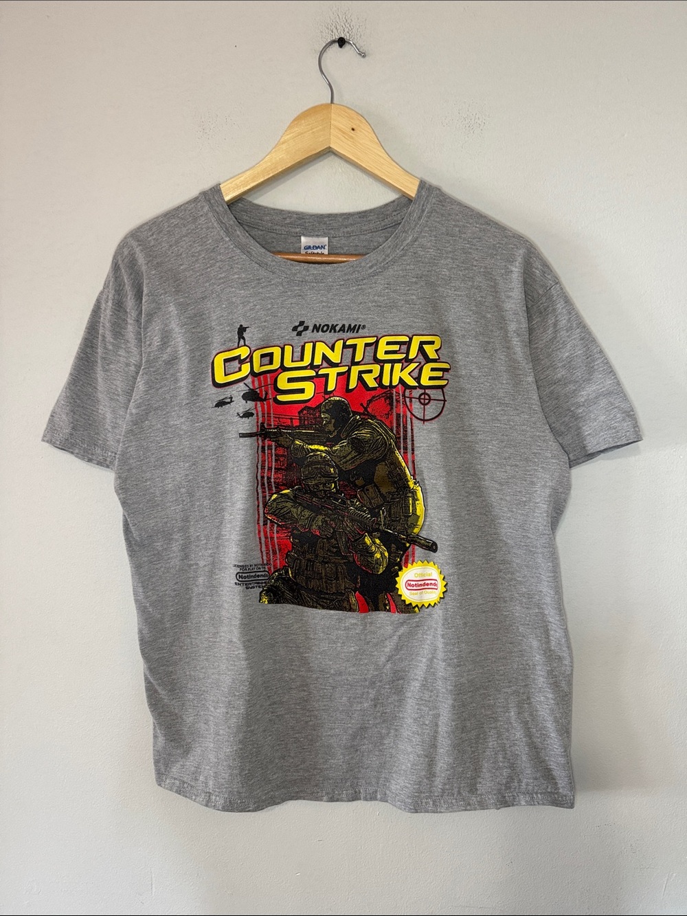 Vintage Y2K Counter Strike T-Shirt / Large / Nintendo Official / Nokami